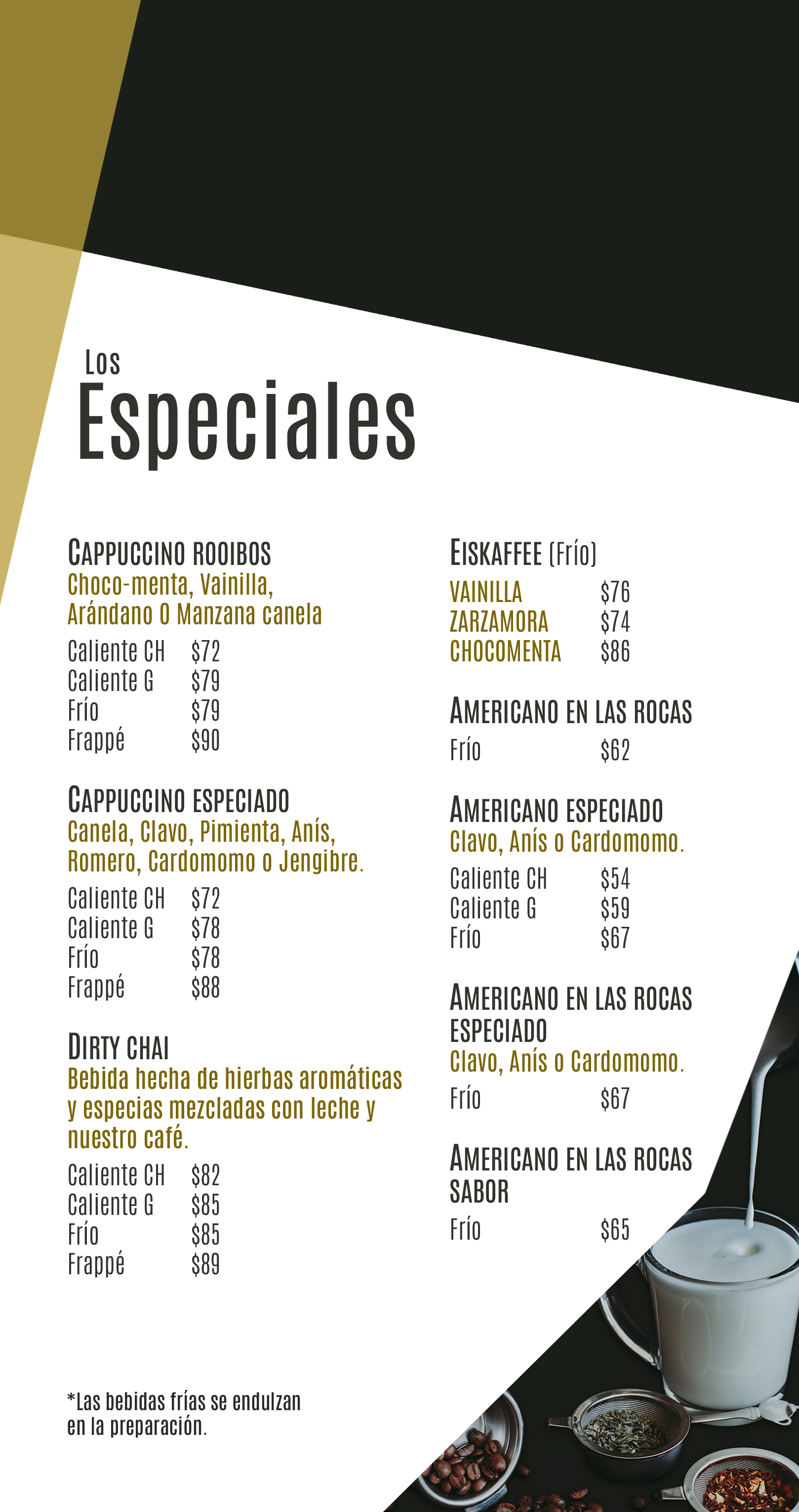 bebidas con sabores increibles